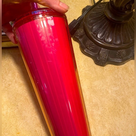 Nwt starbucks cold brewe pink and orange sherbet limited edition - Picture 10 of 13